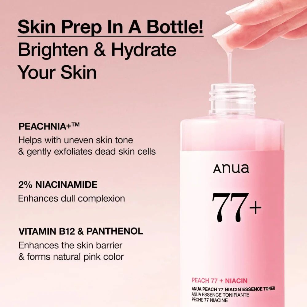 Anua 77+ Peach 77+Niacin Essence Toner 250ml