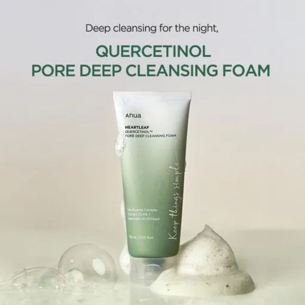 Anua Heartleaf Quercetinol Pore Deep Cleansing Foam 150ml