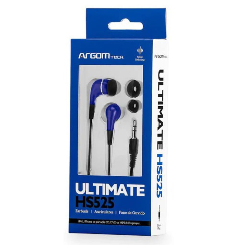Argom Tech Audifonos Auriculares Ultimate HS525 Azul