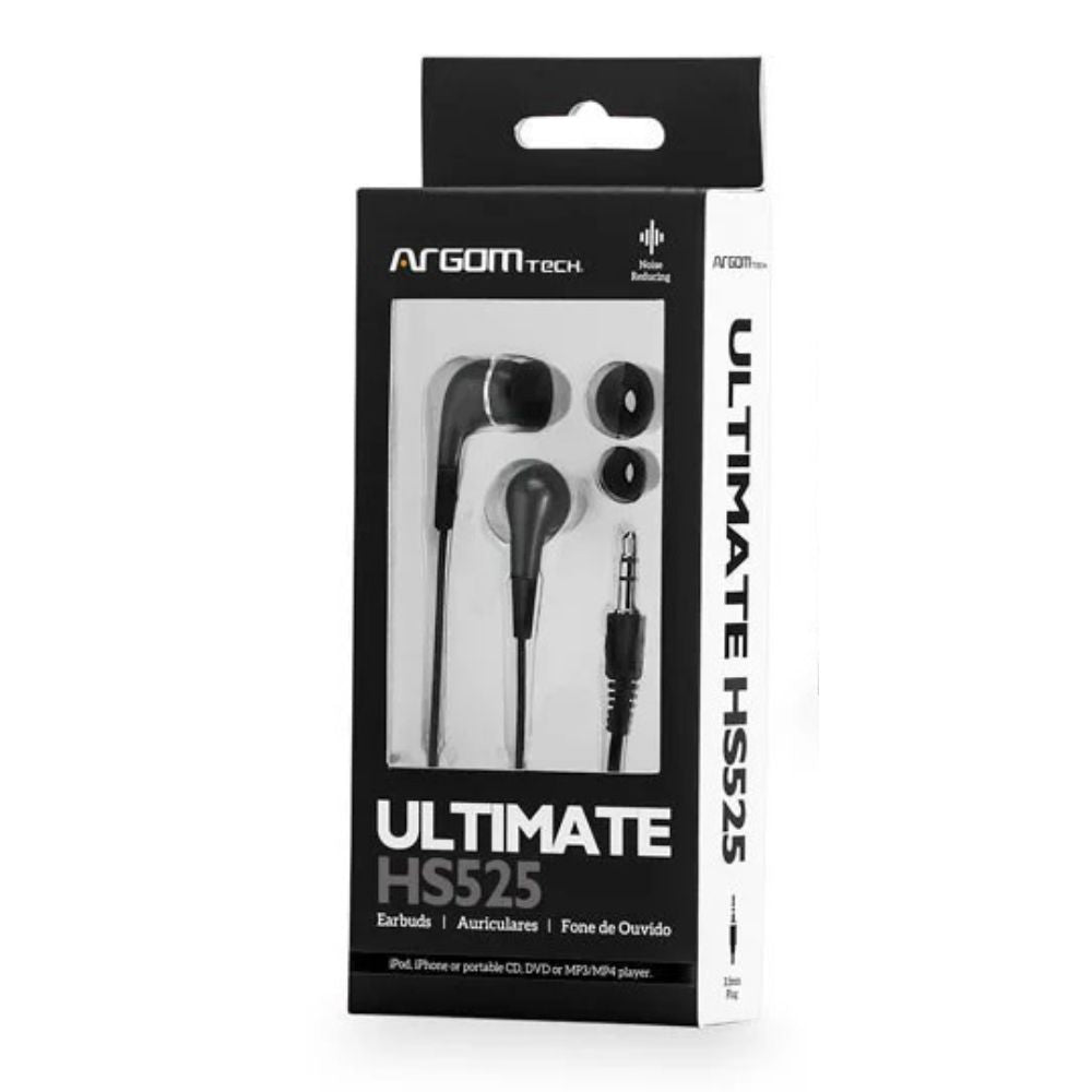Argom Tech Audifonos Auriculares Ultimate HS525 Negro