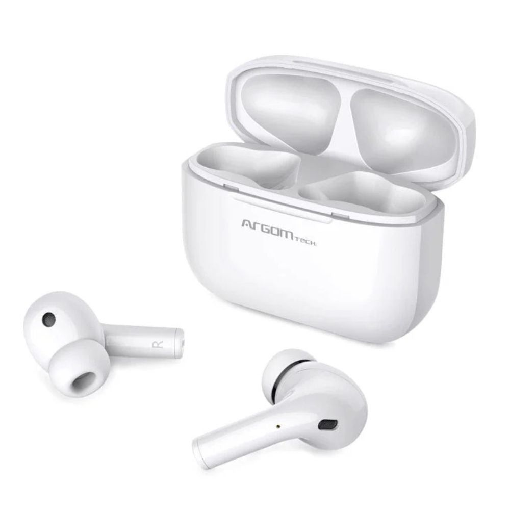 Argom Tech Audífonos Inalámbricos Stereo  Skei Pods E71 Case Negro