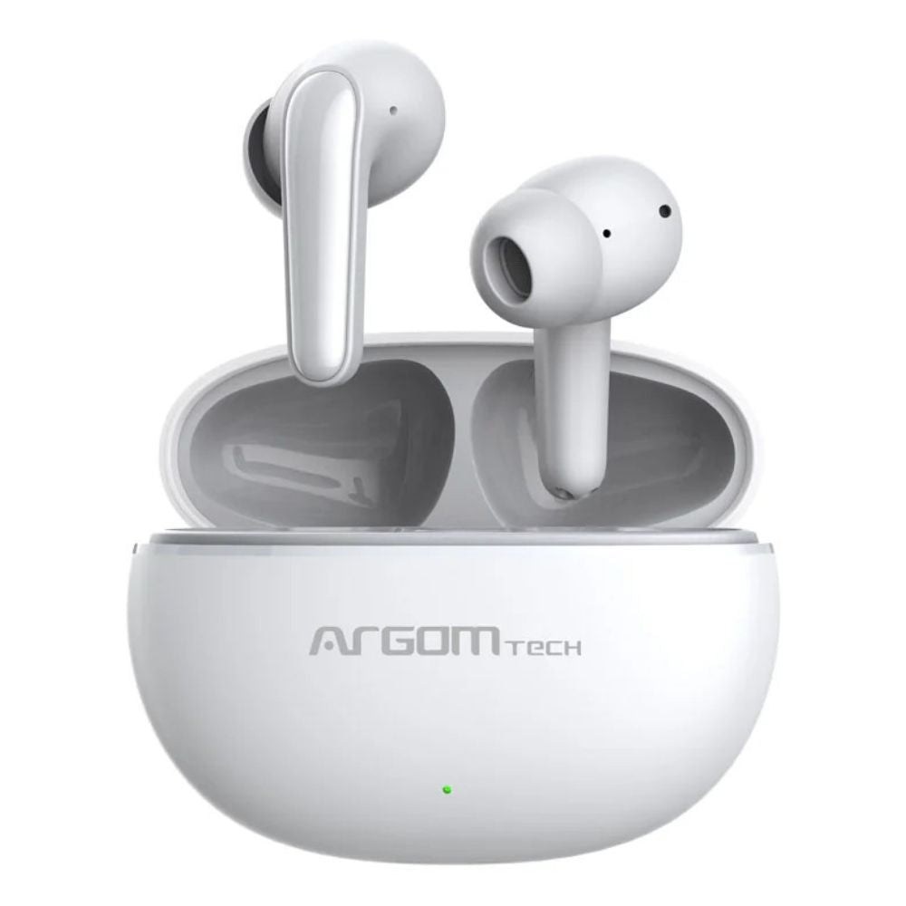 Argom Tech Audífonos Inalámbricos Stereo  Skei Pods E20 Blanco