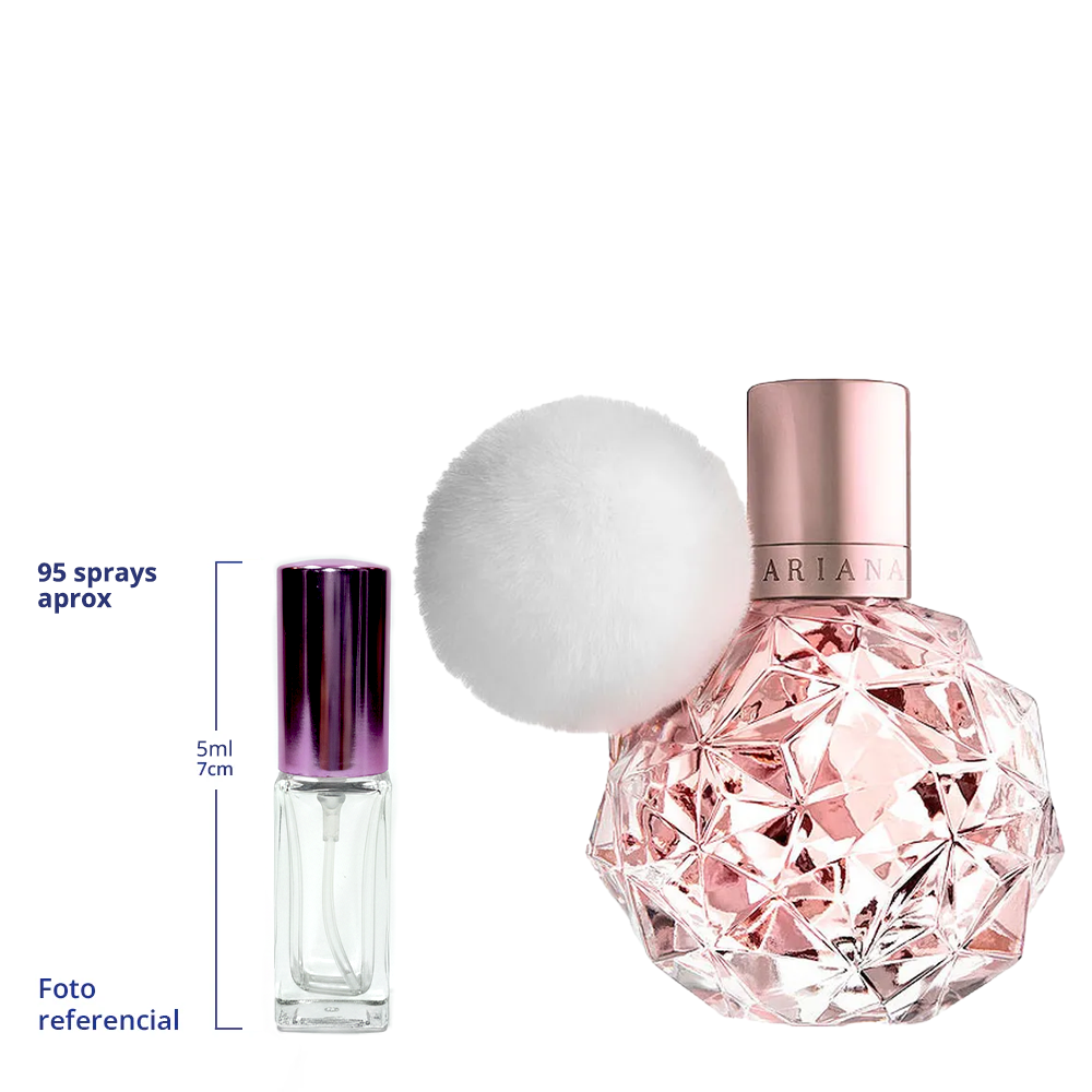 Ariana Grande Ari Decant Travel Size 5ml y 10ml de 95 a 150 Sprays Aprox Eau De Parfum For Woman