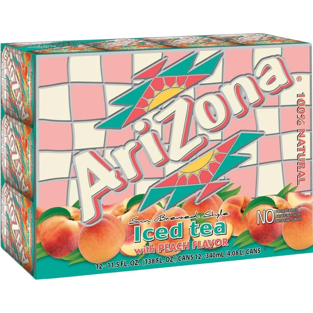 Arizona 12 Und Ice Tea Peach Flover 340ml