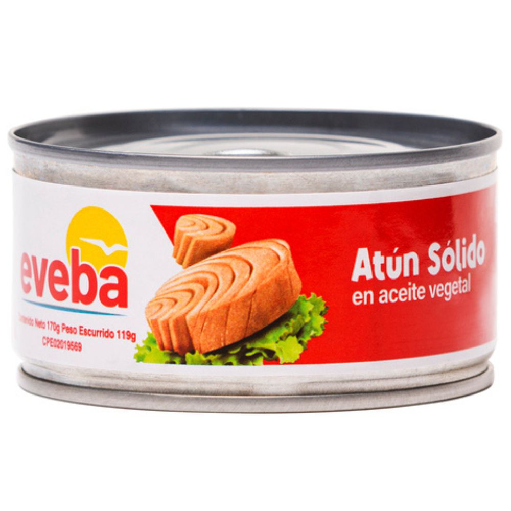 Atun Eveba En Aceite Vegetal 170g