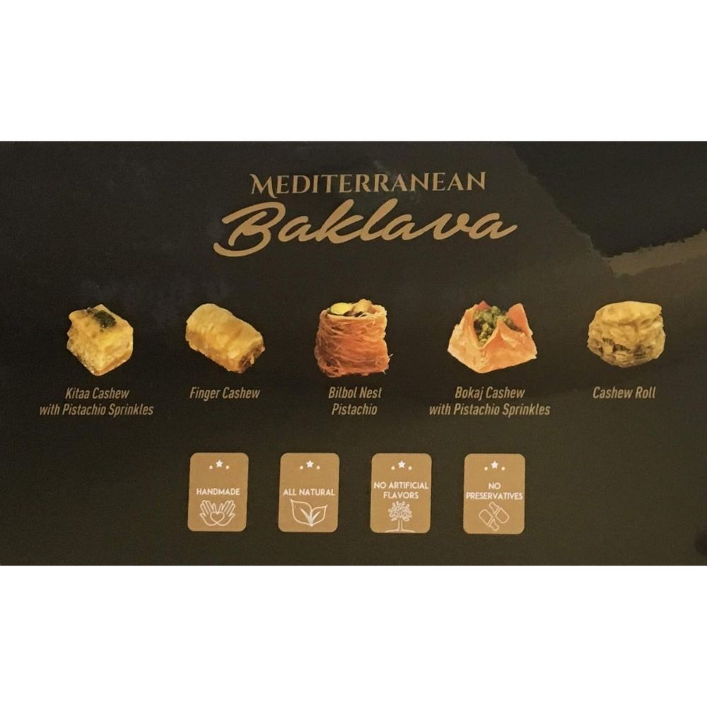 Mediterranean Baklava Made with Honey 1 Kg