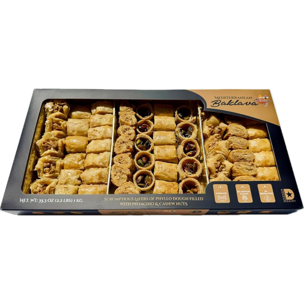 Mediterranean Baklava Made with Honey 1 Kg