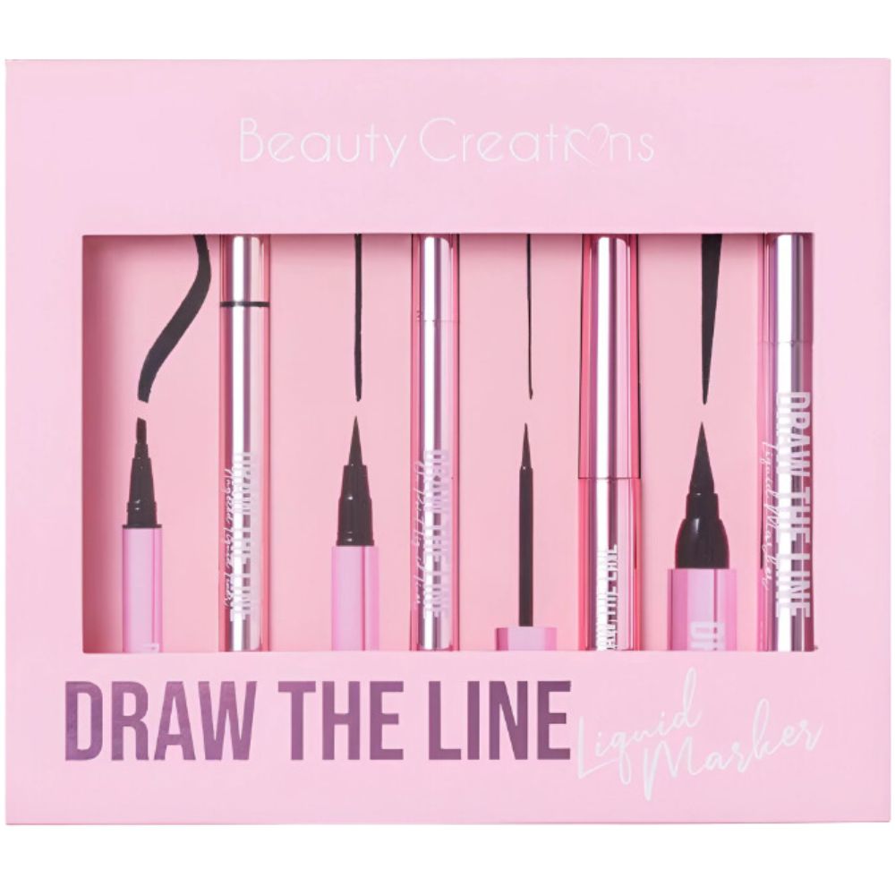 Beauty Creations Set Delineadores Liquidos Draw The Line 4 Und