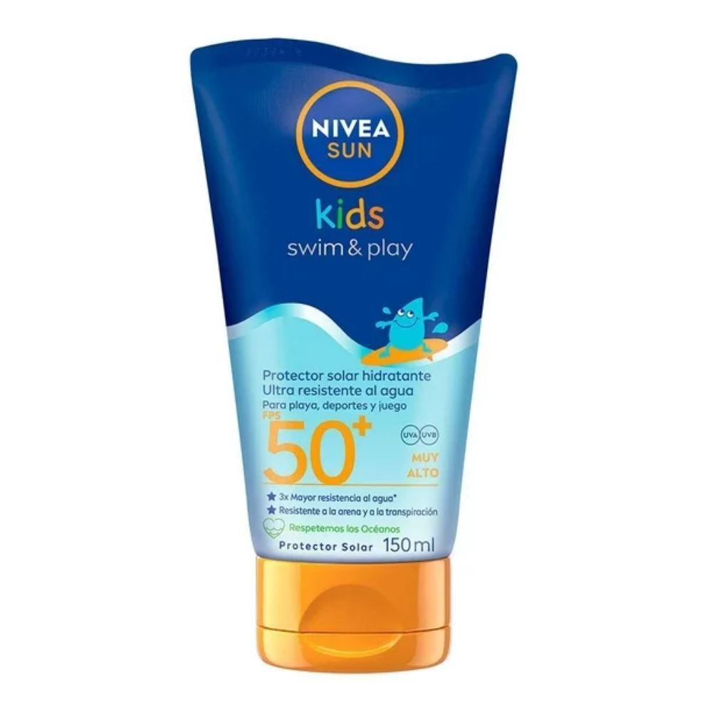 Nivea Sun Kids Protector Solar Hidratante Swin & Play FPS50 150ml