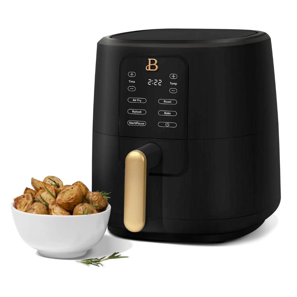 Beauttiful 3qt Digital Air Fryer TurboCrisp Smaller Size