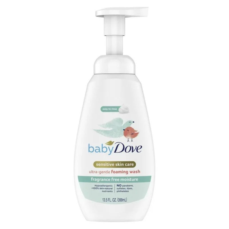 Dove Baby Crema Sensitive Skin Care Ultra Gentle Foaming Wash 399ml