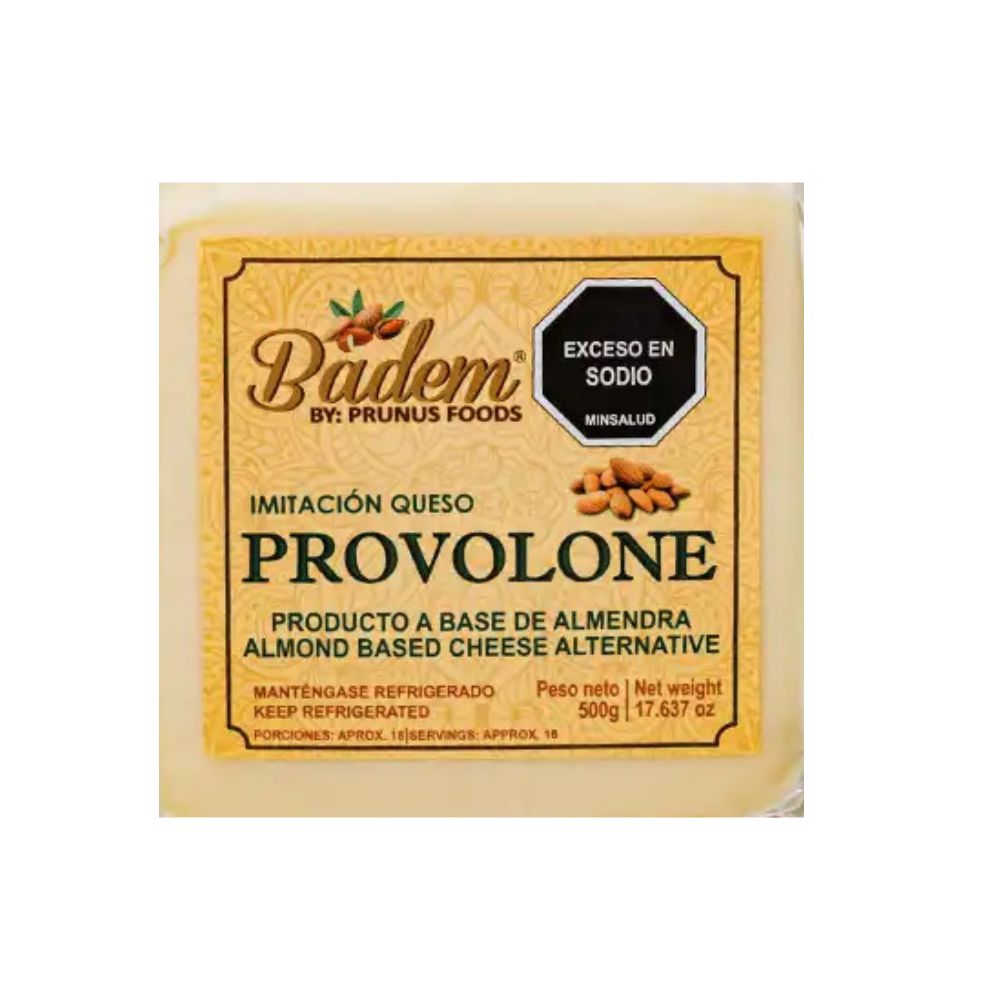 Badem Queso Provolone Entero a Base de Almendras 500gr