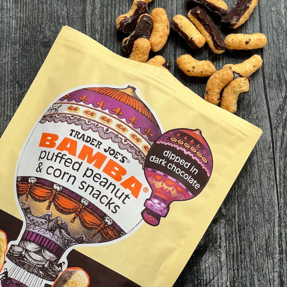 Trader Joe´s Bamba Stuffed Peanuts & Corn Snacks 142g