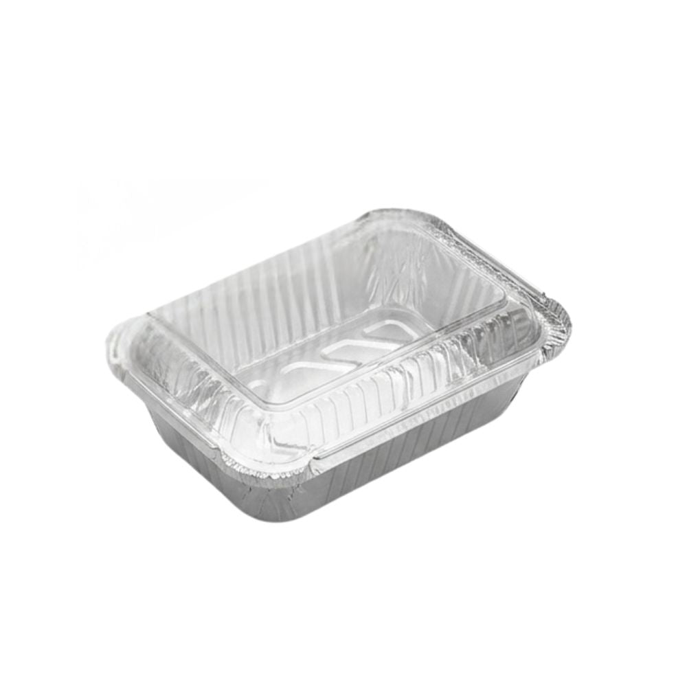 Bandejas De Aluminio Tapa Transparente 3 Tamaños