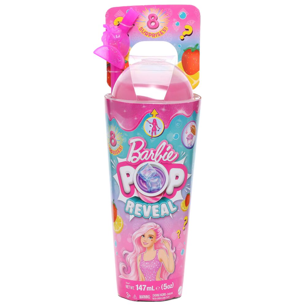 Barbie Pop Reveal 8 Surprises Strawberry And Lemonade 147ml 3+