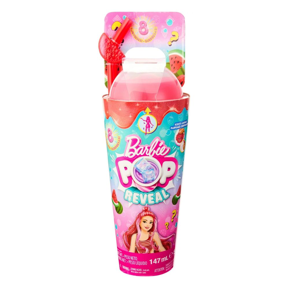 Barbie Pop Reveal 8 Surprises Wathermelon 147ml 3+