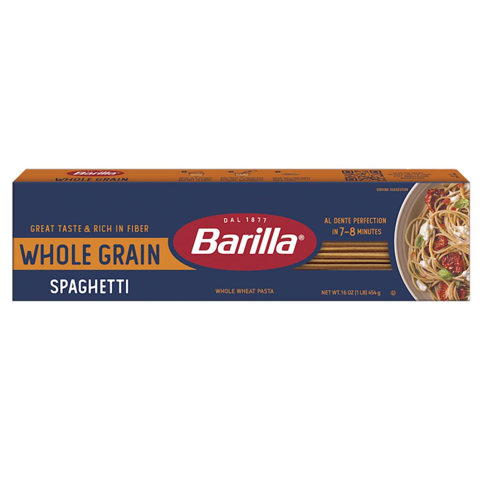 Pasta Barilla Whole Grain Spaghetti 454g