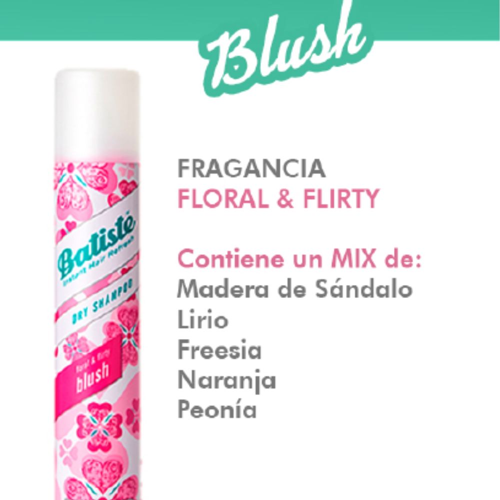 Batiste Shampoo Seco Blush 200ml