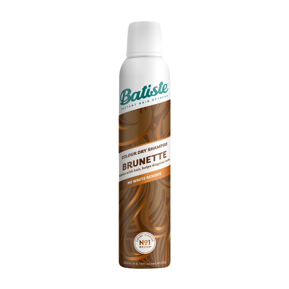 Batiste Shampoo Seco Brunette Para Cabello Castaño Claro 200ml