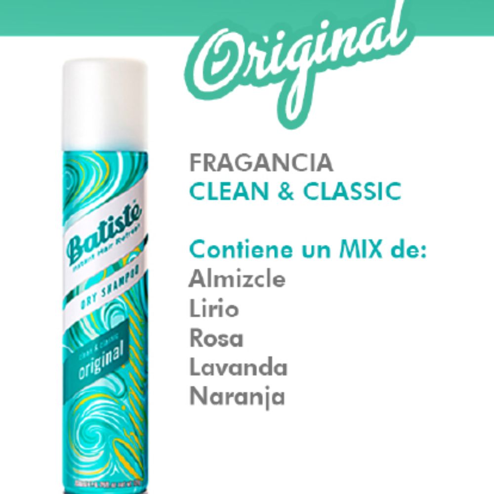 Batiste Shampoo Seco Dry Original 200ml