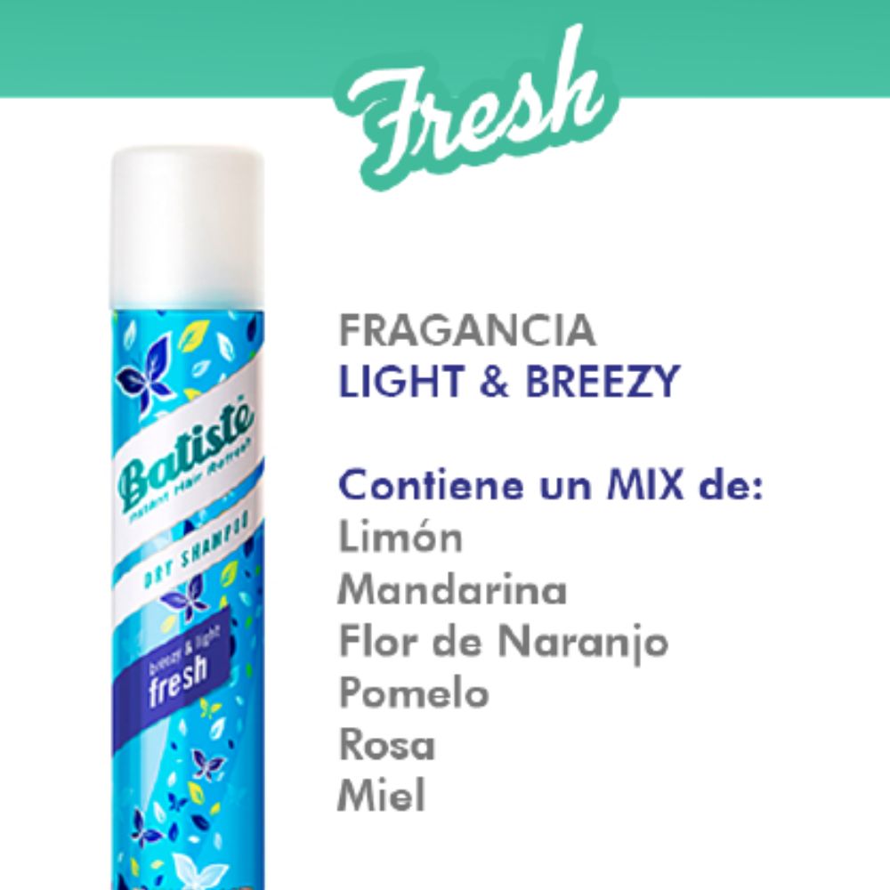 Batiste Shampoo Seco Fresh 200ml