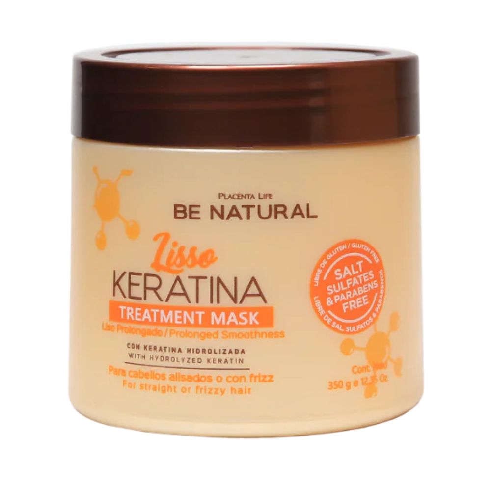 Be Natural Lisso Kertina Treatment Mask Liso Prolongado 350ml