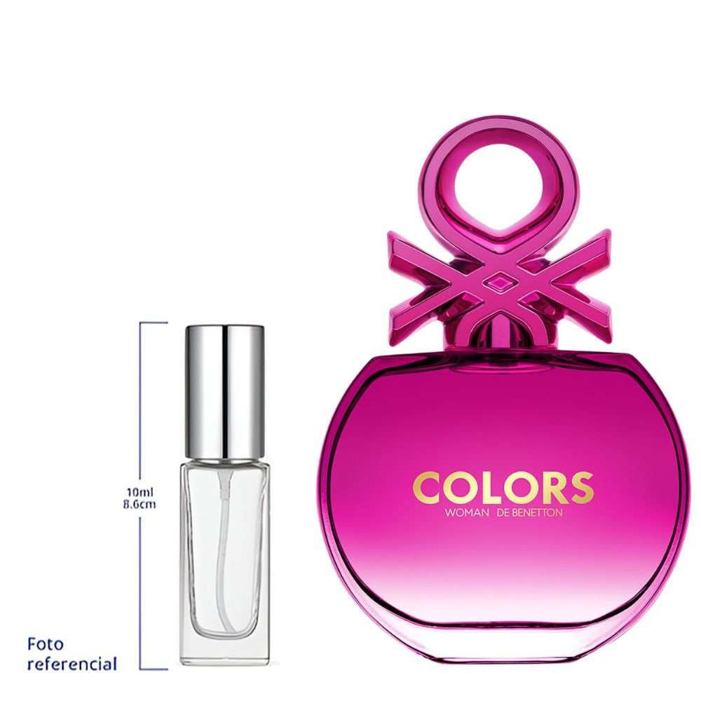 Benetton Colors Pink Decant Travel Size Eau De Toilette For Woman