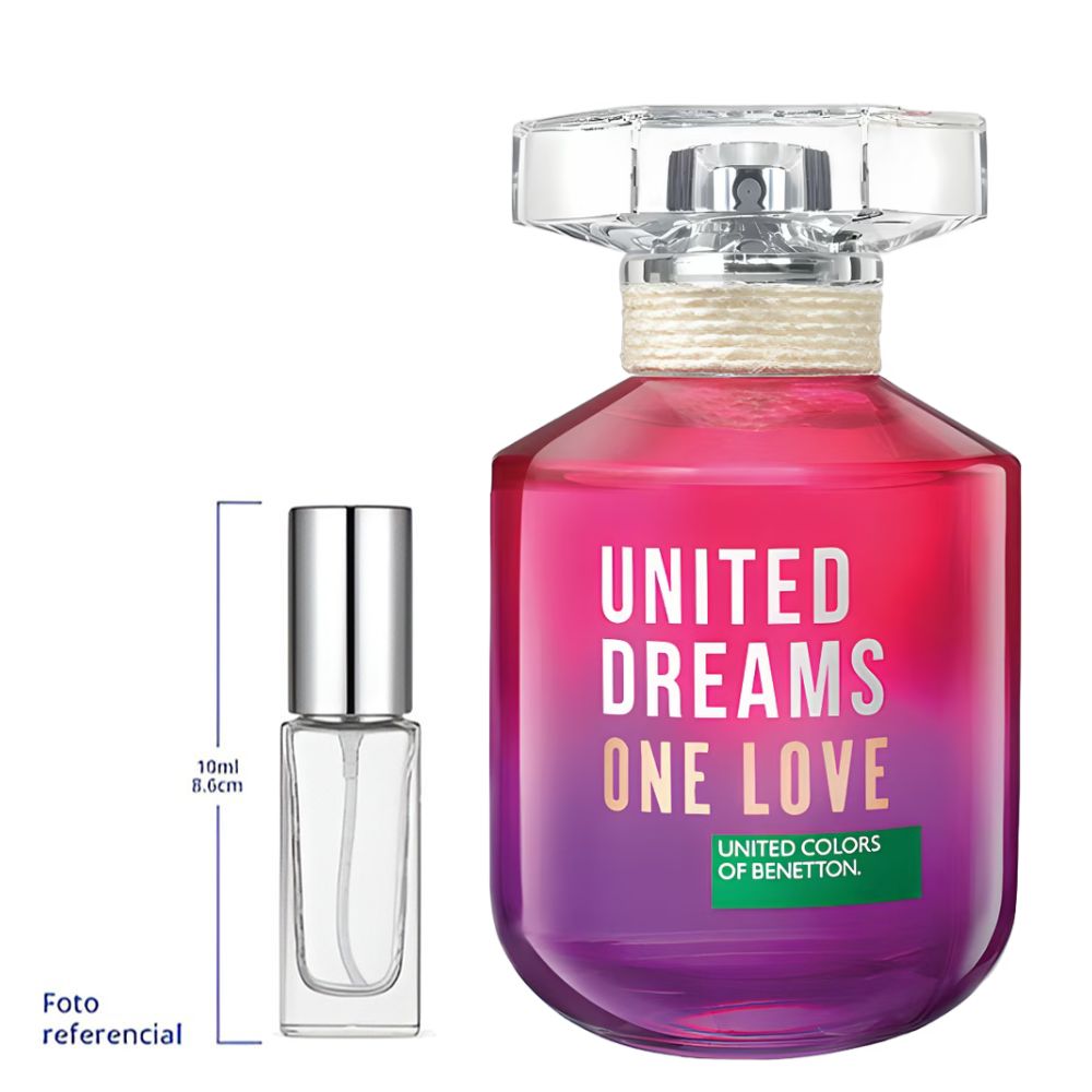 Benetton United Dreams One Love Decant Travel Size Eau De Toilette For Woman