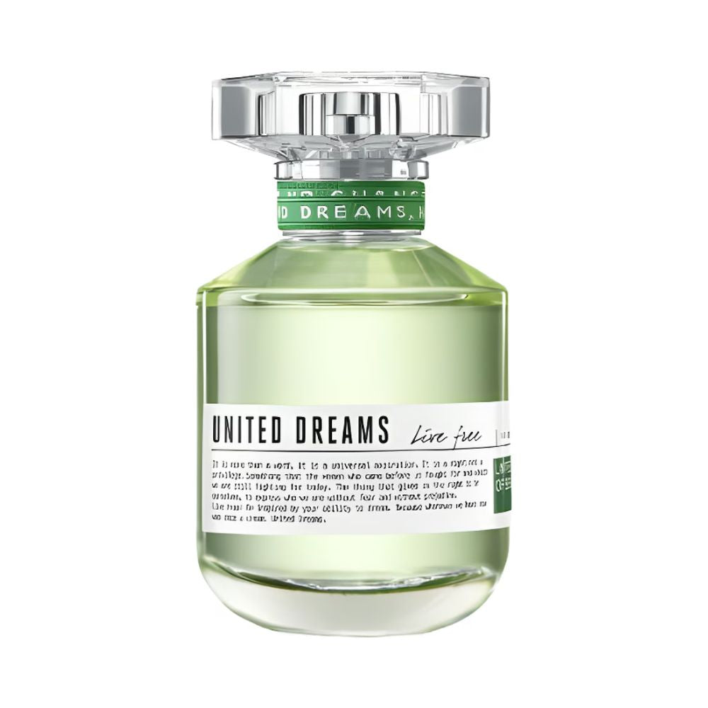Benetton United Dreams Live Free Eau De Toilette For Woman 80ml