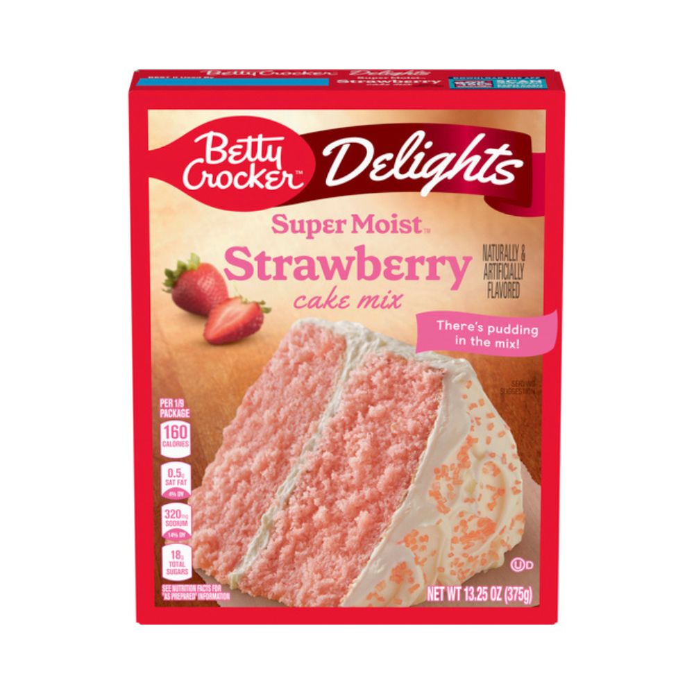 Betty Crocker Super Moist Strawberry Cake Mix 375gr