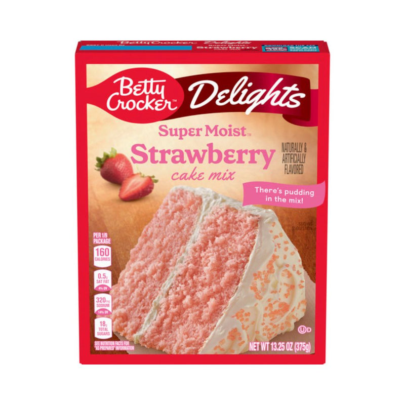 Mezcla Para Torta Betty Crocker Super Moist Strawberry 375gr