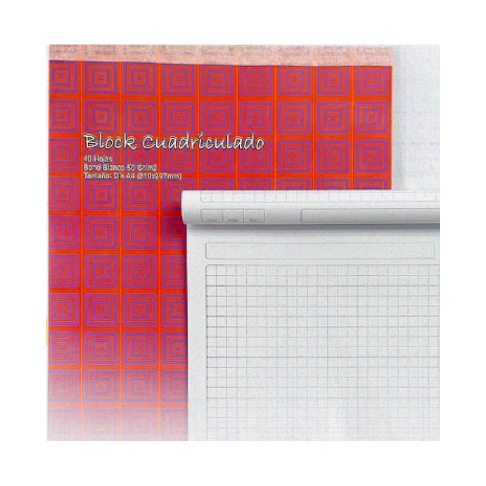 Block Cuadriculado Propapel 40 Hojas 210x297mm