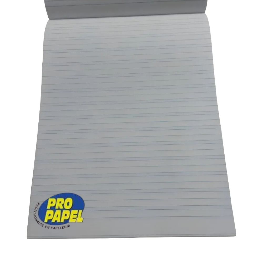 Block Doble Linea  Propapel Tamaño Carta 40 Hojas 21.5x28cm