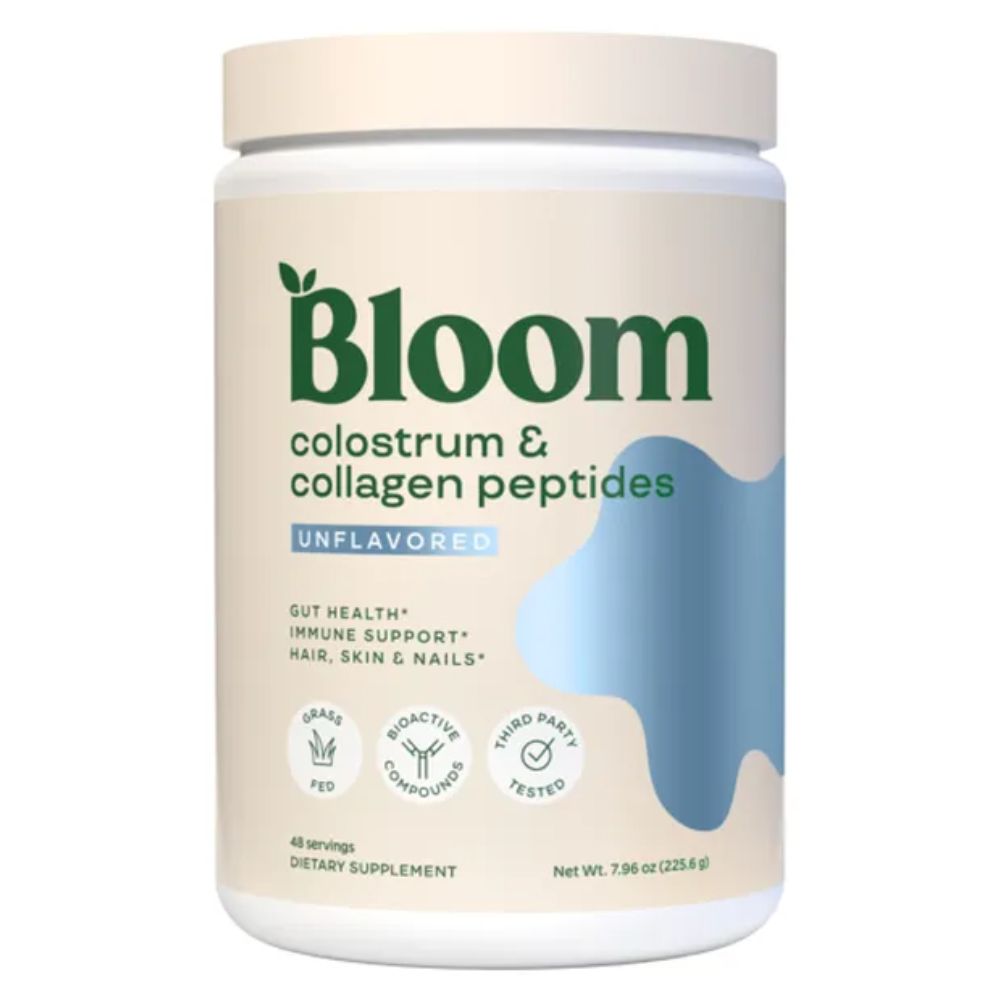 Bloom Colostrum & Collagen Peptides Unflavored 225.6gr