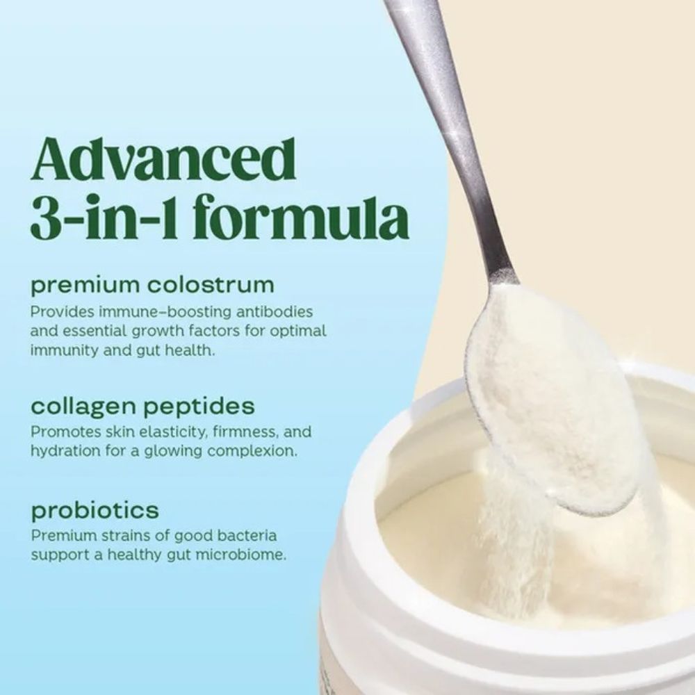 Bloom Colostrum & Collagen Peptides Unflavored 225.6gr