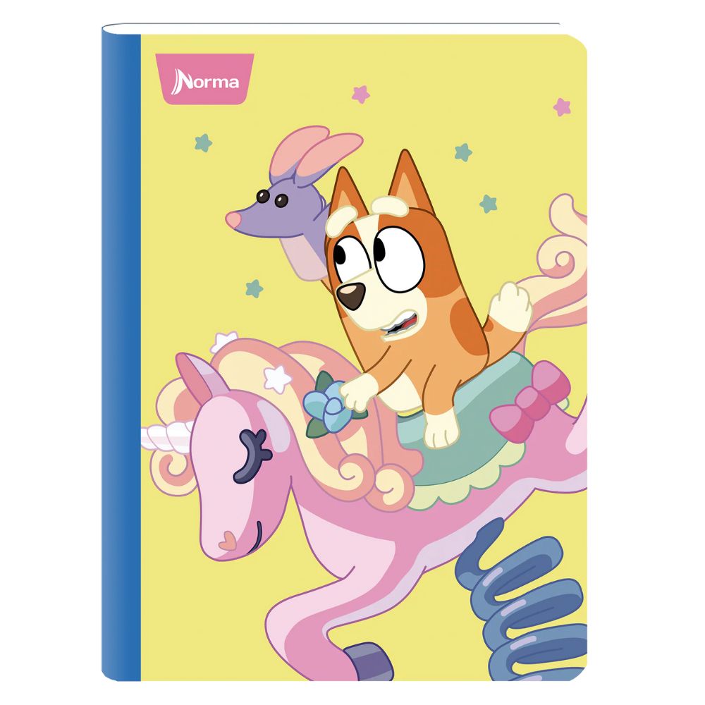 Norma Cuaderno Bluey Una Linea 100 Hojas Diseños Surtidos
