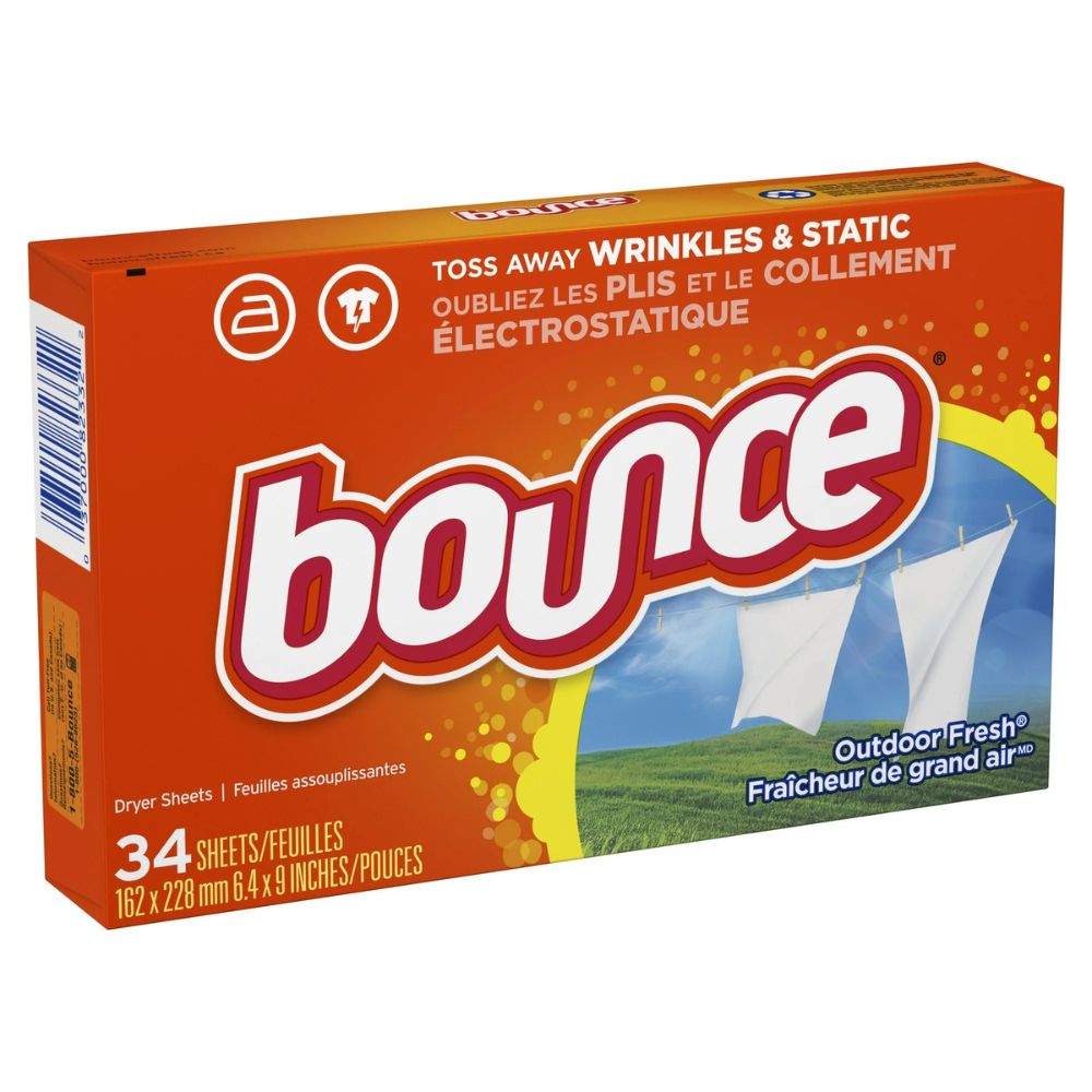 Bounce Suavizante de Tela 34 Sheets Outdoor Fresh