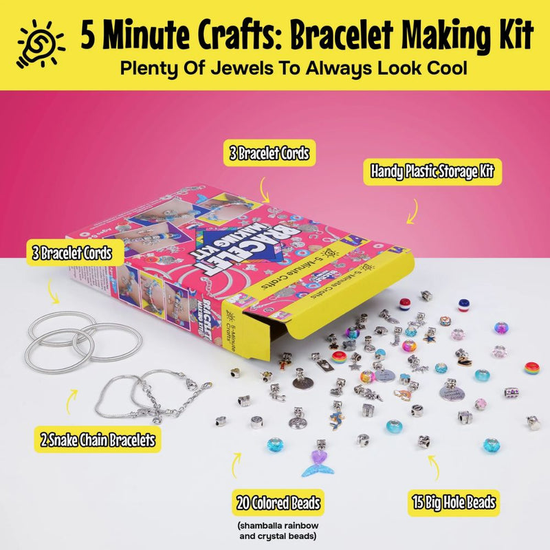 Bracelet Making Kit - Manualidades de 5 Minutos 6+