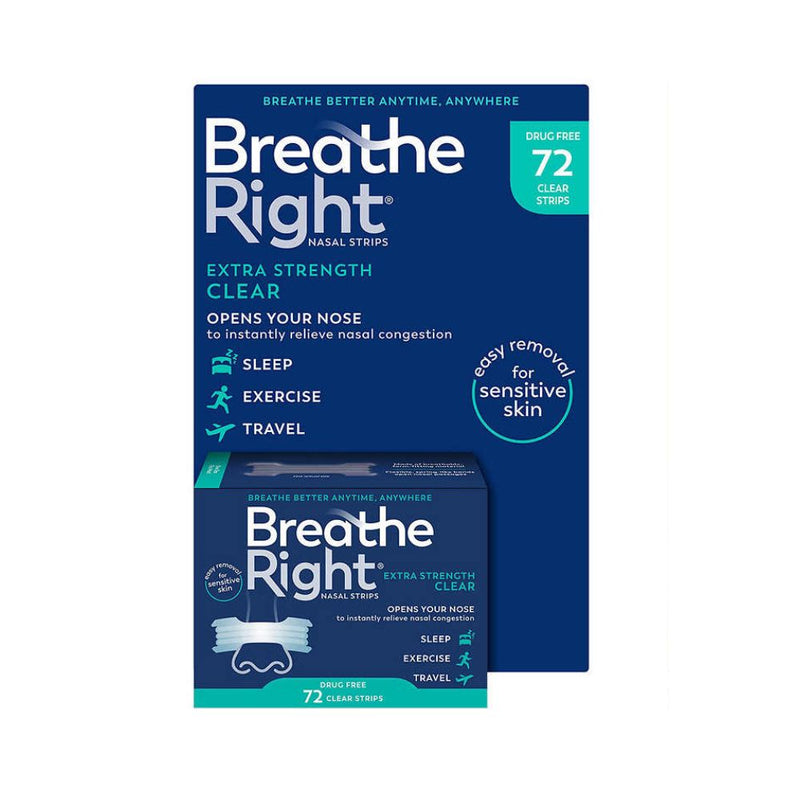 Bandas Nasales Breathe Right Extra Strength Opens Your Nose 72Und