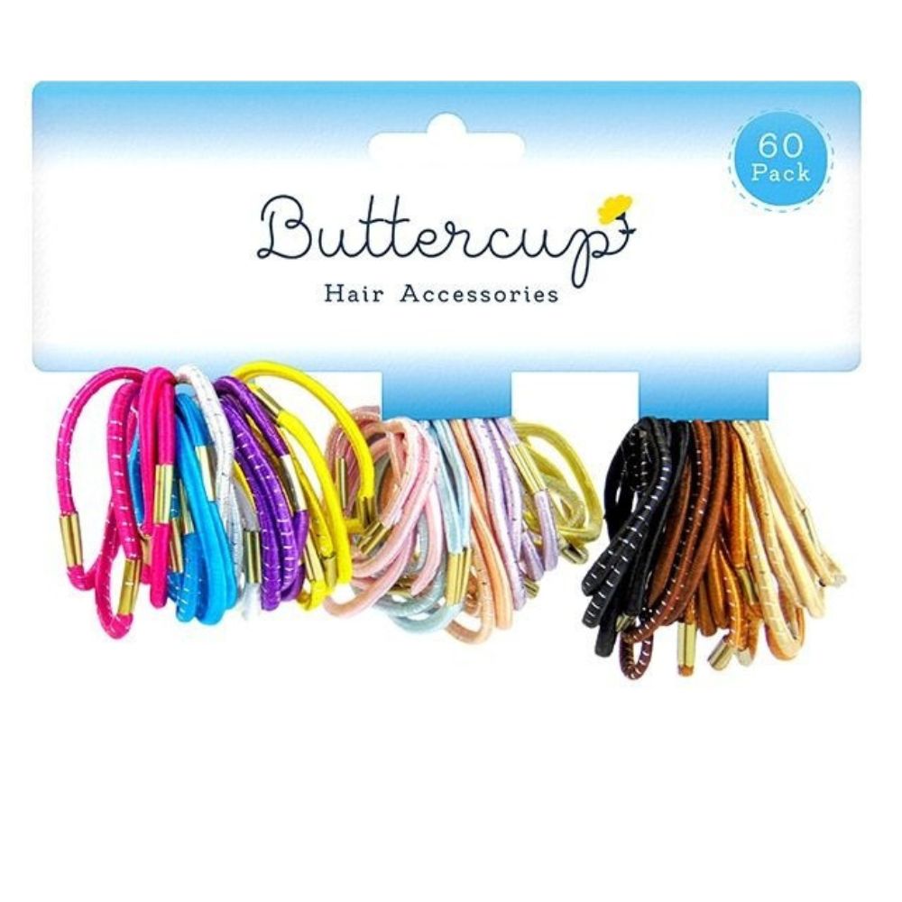 Buttercup Gomas Para El Cabello Colores Surtidos 60Und