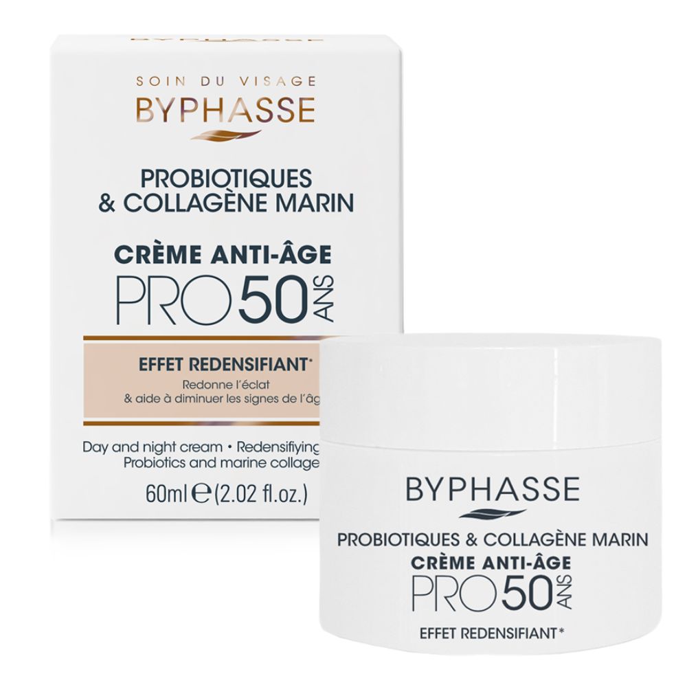 Byphasse Crema Antiedad Pro50 Años Día Y Noche 60ml