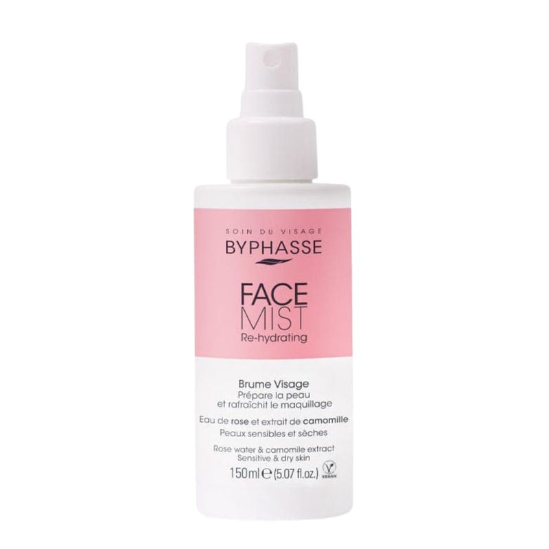 Byphasse Face Mist Re-Hydrating Para Pieles Secas y Sensibles  150ml