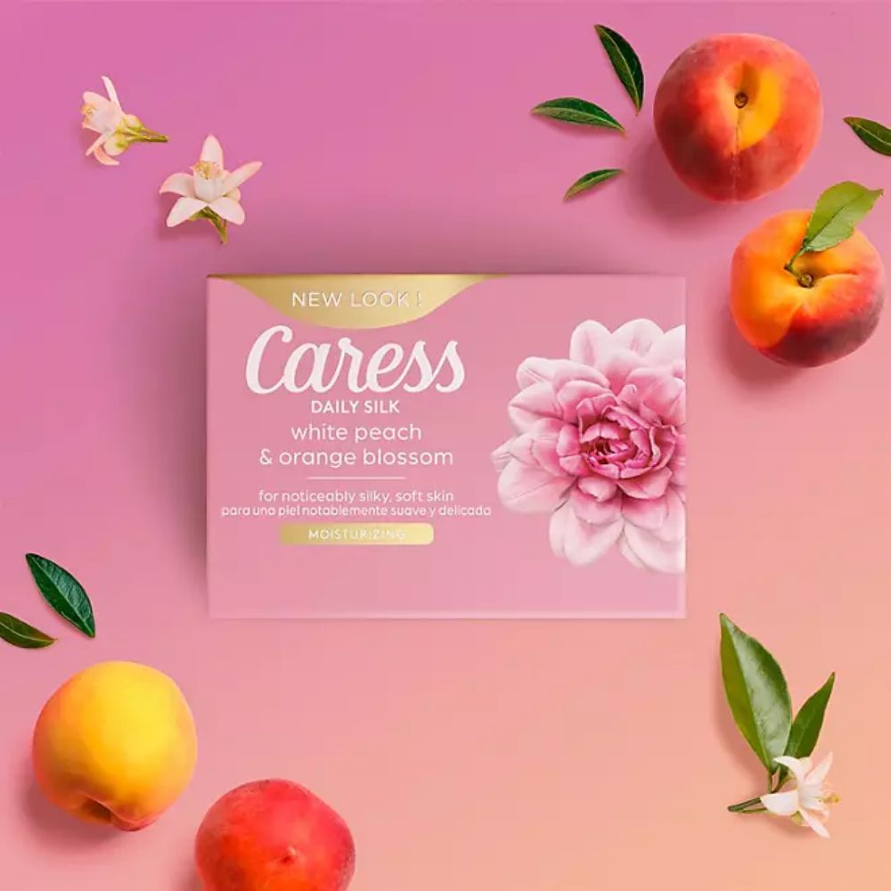 Caress Jabones 16 Barras Daily Silk White Peach & Orange Blossom 1.70kg