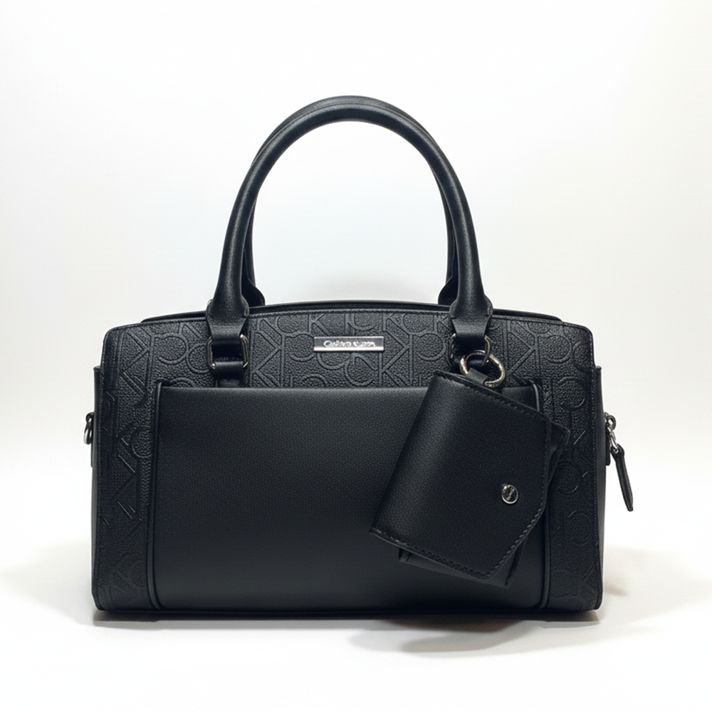 Calvin Klein Cartera Satchel Nia Black