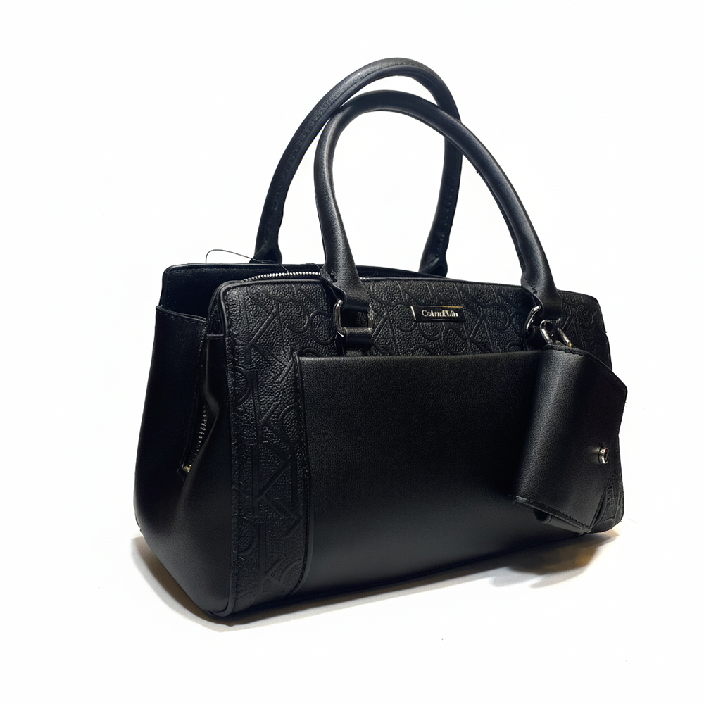 Calvin Klein Cartera Satchel Nia Black