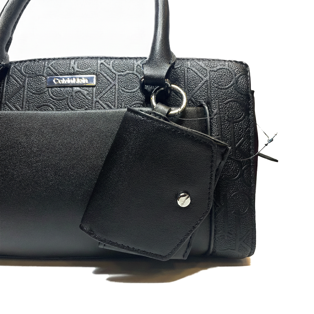 Calvin Klein Cartera Satchel Nia Black