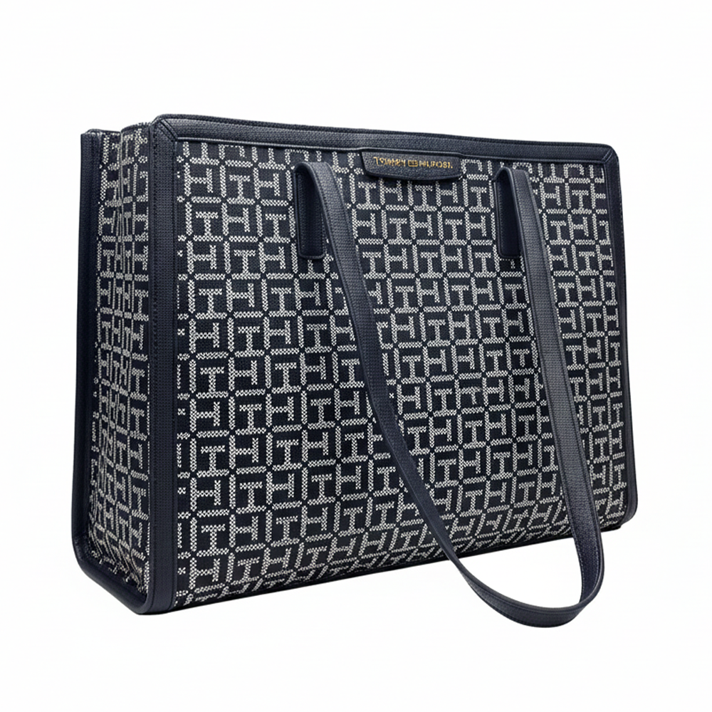 Tommy Hilfiger Cartera Tote  Monogram Navy
