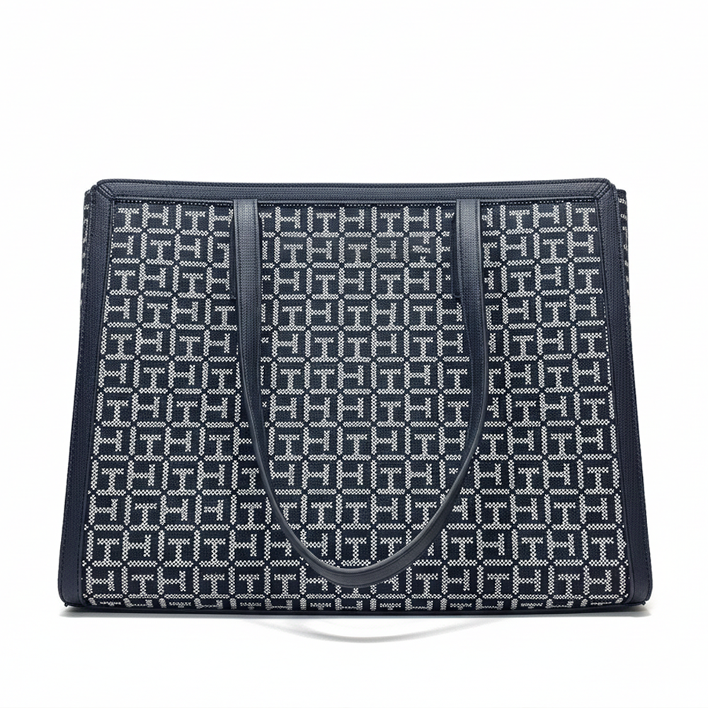 Tommy Hilfiger Cartera Tote  Monogram Navy