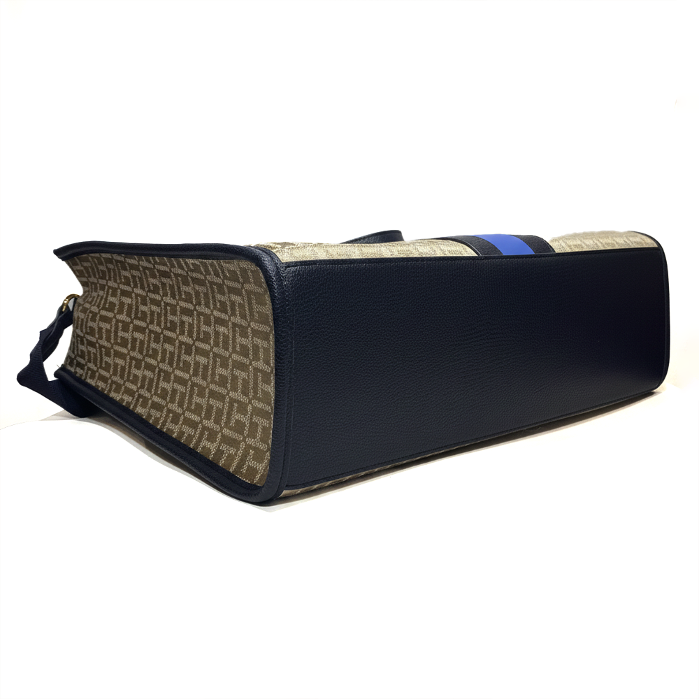 Tommy Hilfiger Cartera Tote  Monogram Beige