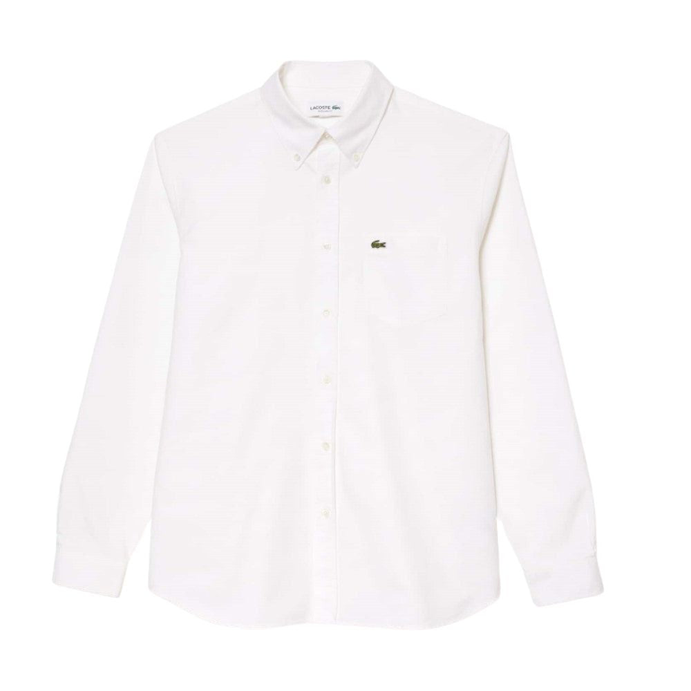 Lacoste Camisa Para Caballero Blanca